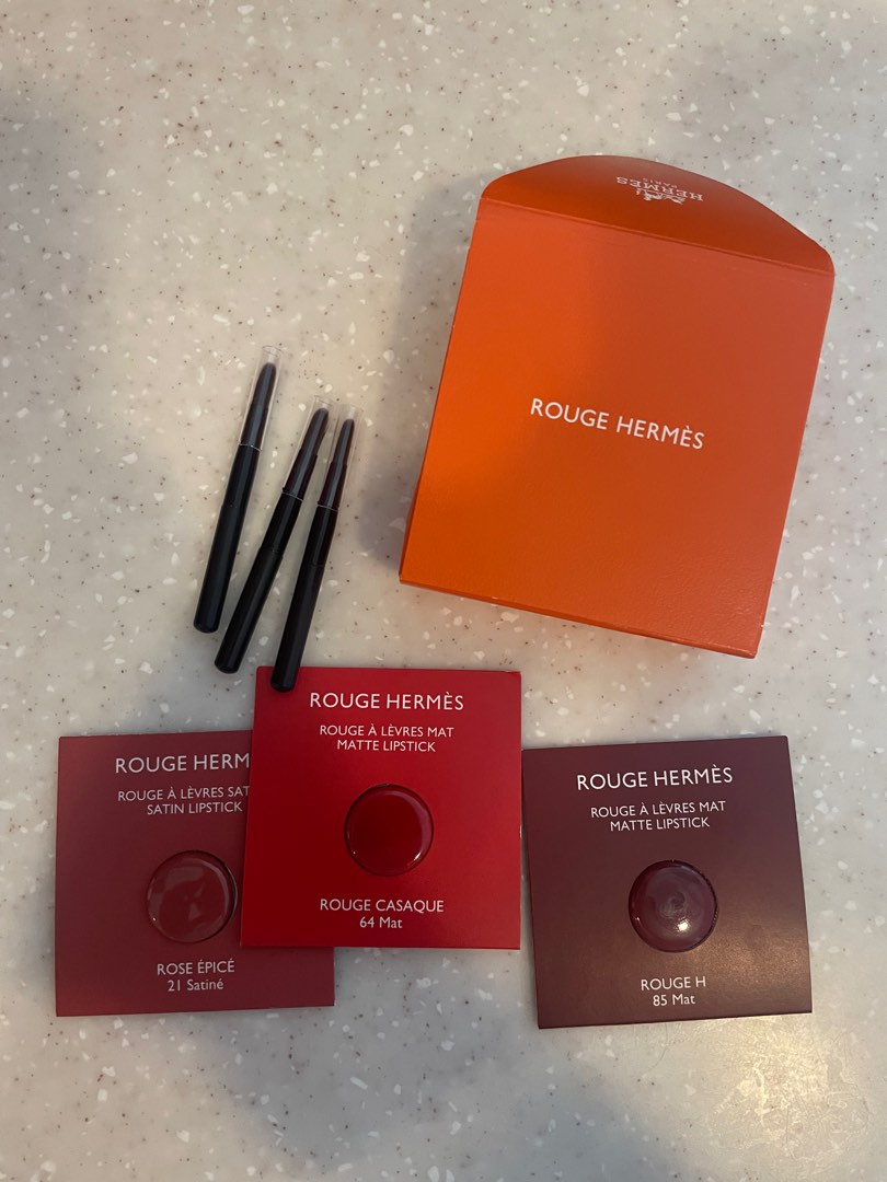 Hermes Lipstick Sample Set, Beauty & Personal Care, Face, Makeup on