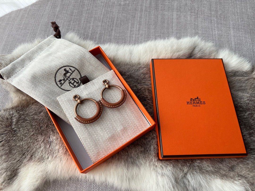 Hermes on sale loop earrings
