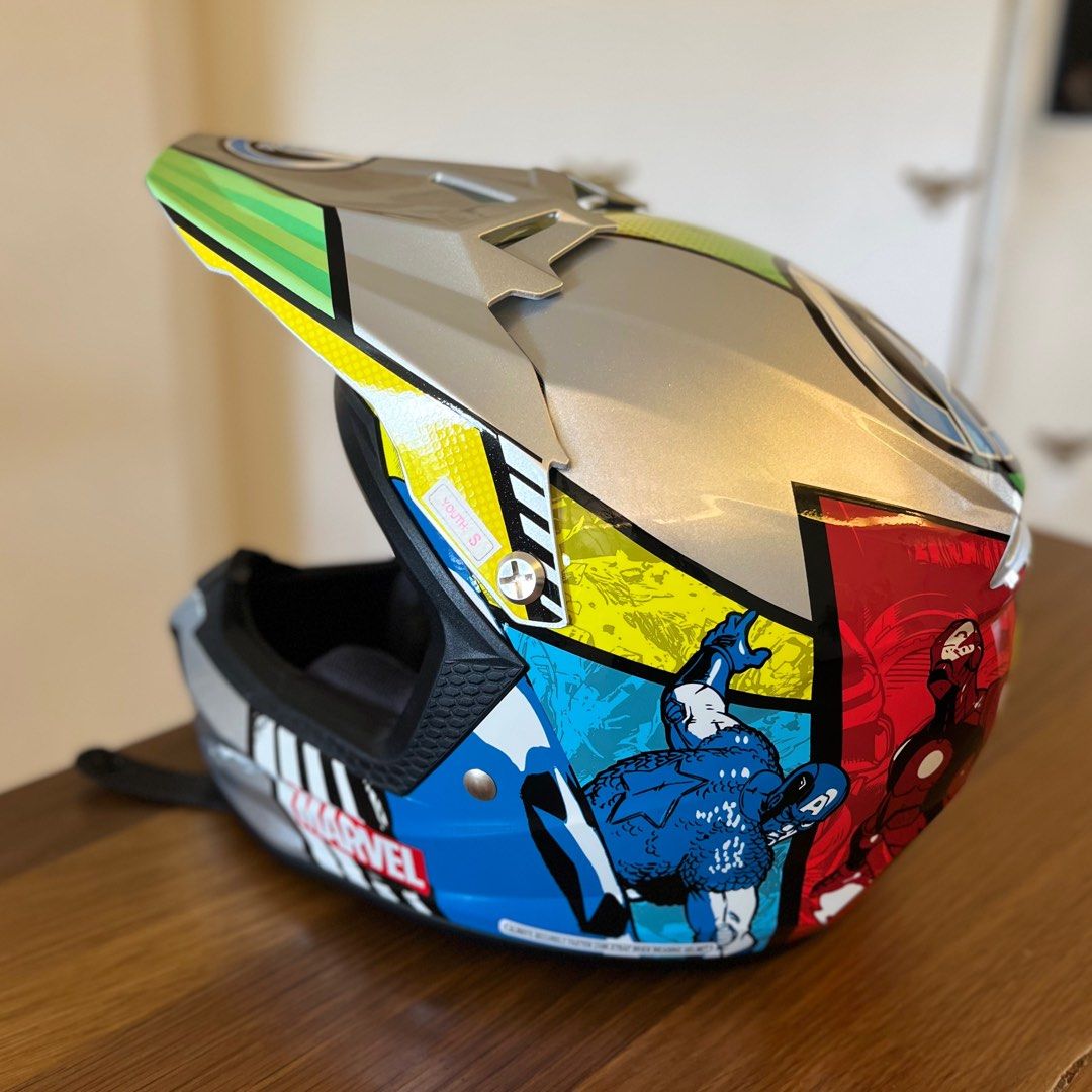 HJC Helmets Marvel Unisex Child Off Road Helmet Youth S