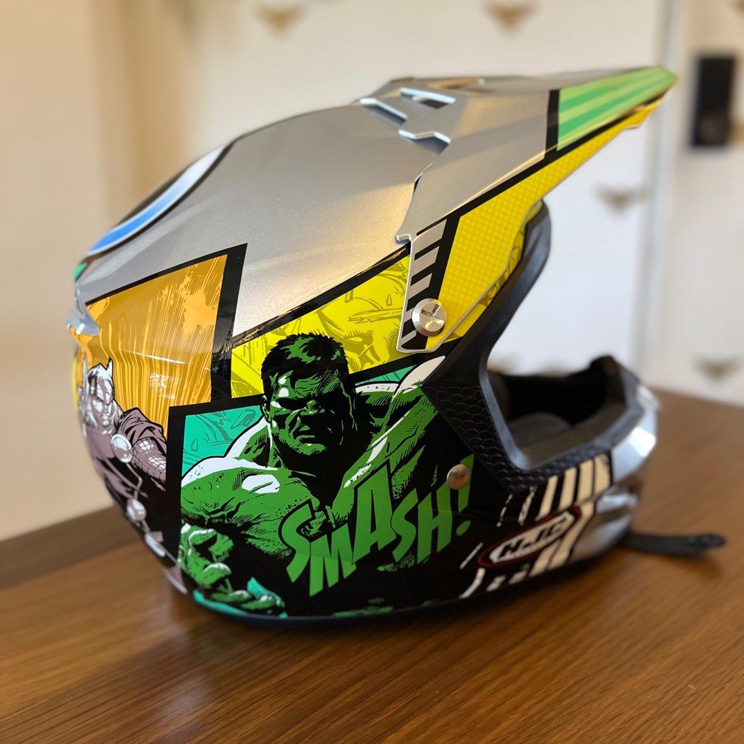 Marvel dirt bike helmet discount