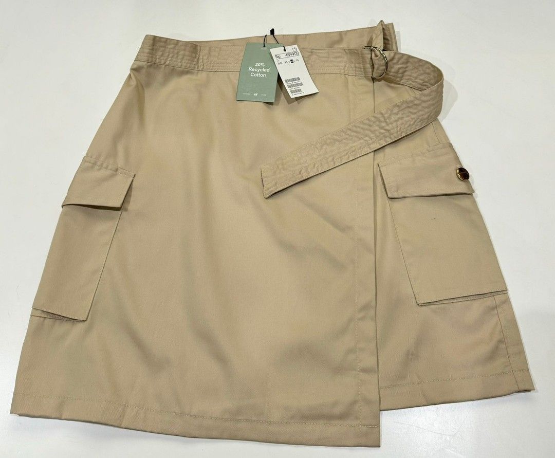 H&M Twill Cargo Skirt