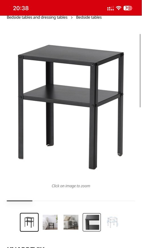 Ikea Bed side table, 傢俬＆家居, 傢俬, 桌子 Carousell