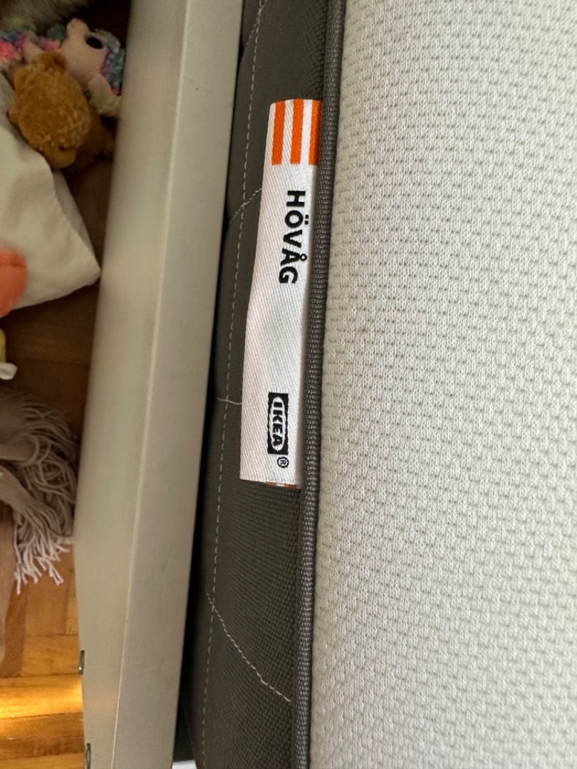 Ikea Slakt bed with wheeled storage boxes, Furniture & Home Living