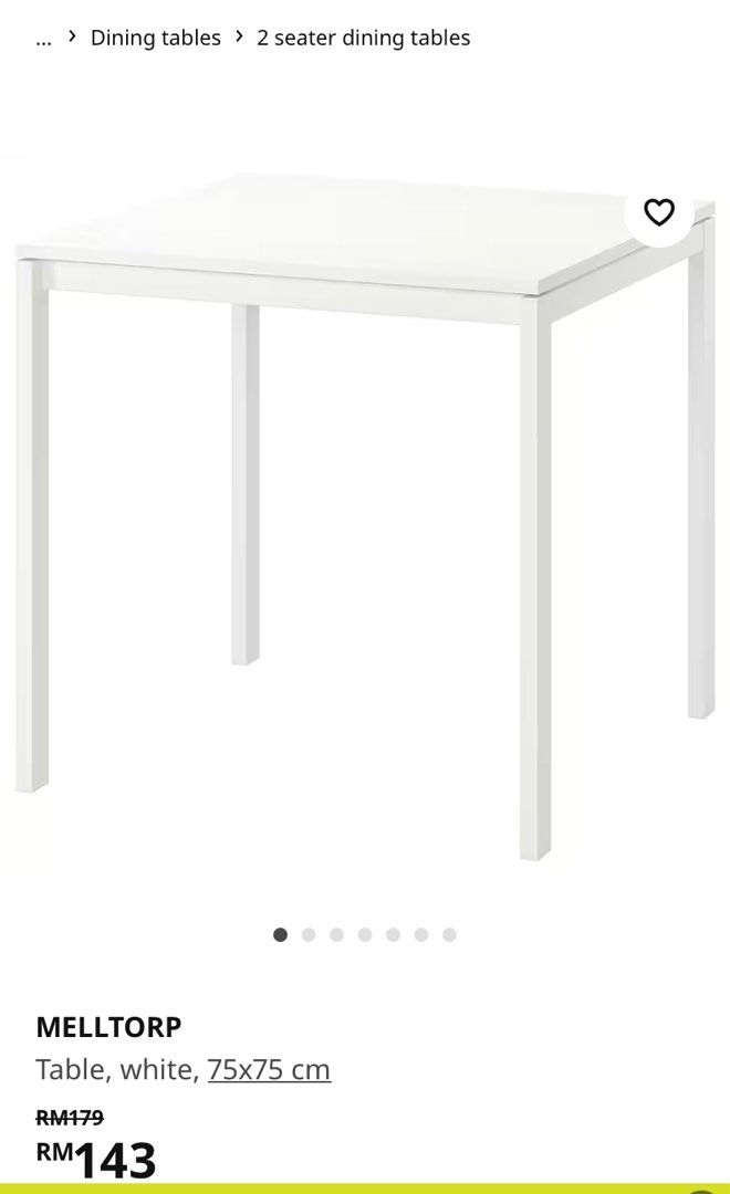 Ikea table, Furniture & Home Living, Furniture, Tables & Sets on Carousell