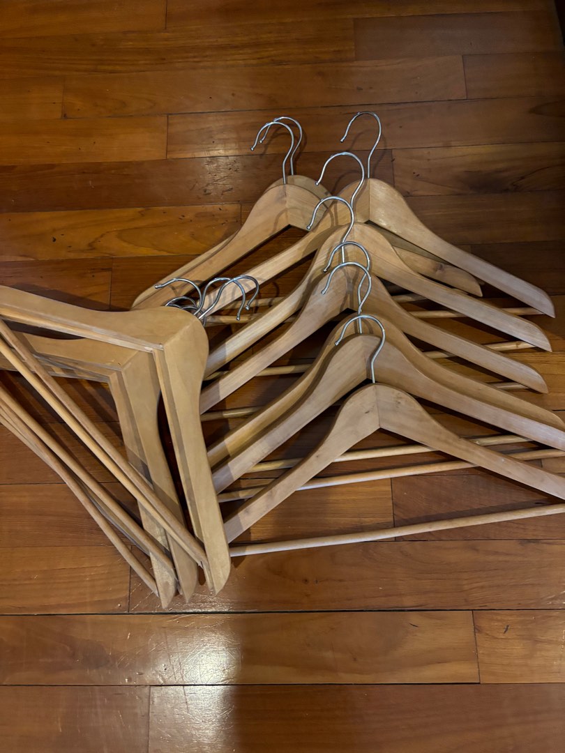 IKEA Wooden Hangers FREE, Furniture & Home Living, Home Improvement