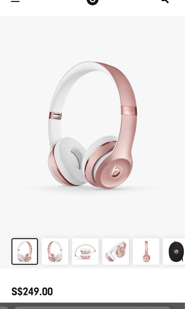 Apple beats rose gold cheap