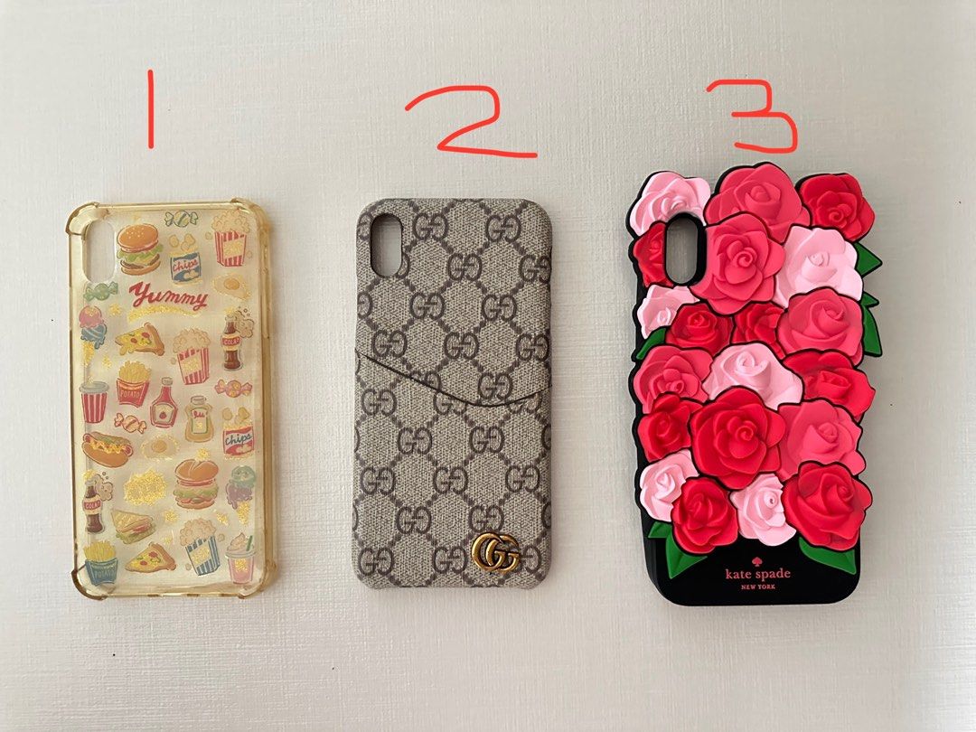Red gucci iphone x case hotsell