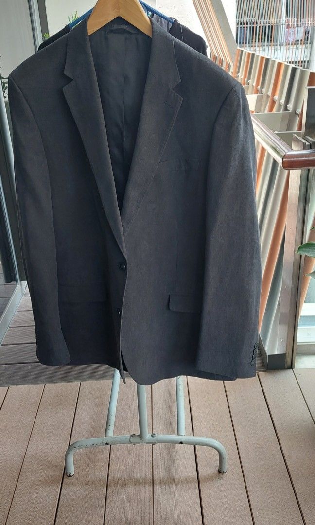 Jacket Blazer M S Dark Grey 3XL