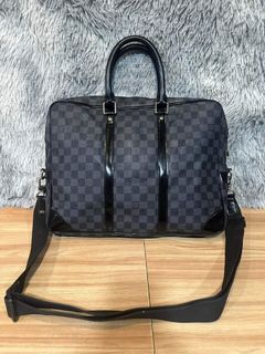 Louis Vuitton (Ultra Rare) Damier Computer 20lz0724 Ebene Coated Canvas Laptop  Bag, Louis Vuitton