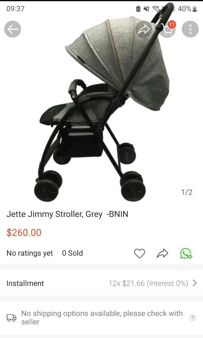 Jette jimmy shop stroller review