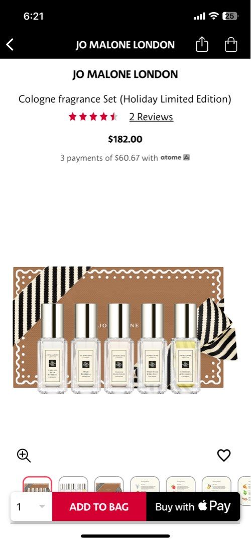 Jo Malone (Holiday Limited Edition), Beauty & Personal Care, Fragrance