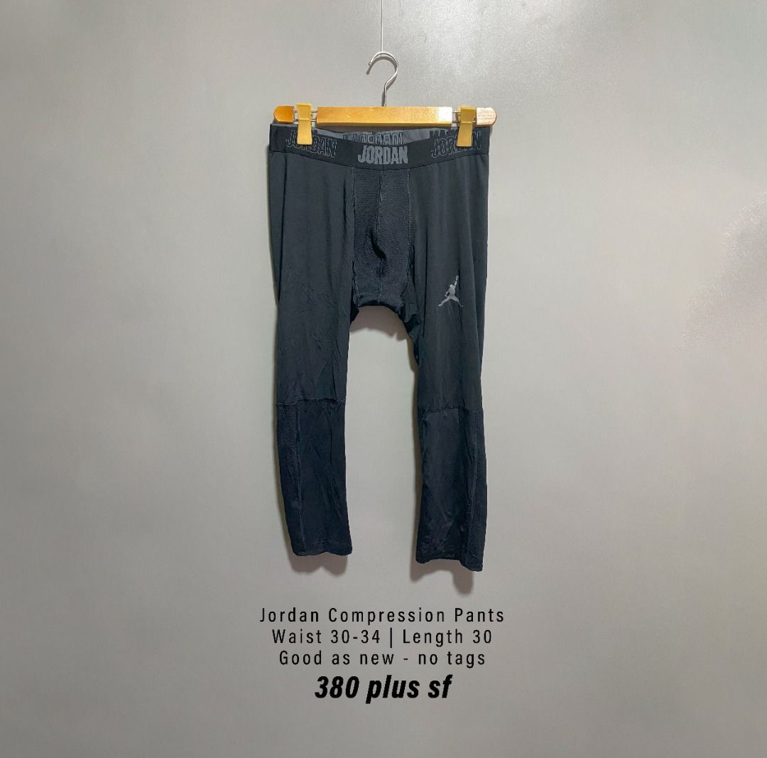 Jordan Compression Pants, Men's Fashion, Activewear on Carousell