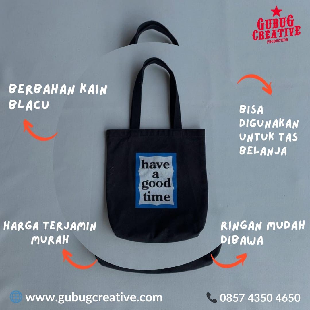 Harga tote bag sales blacu