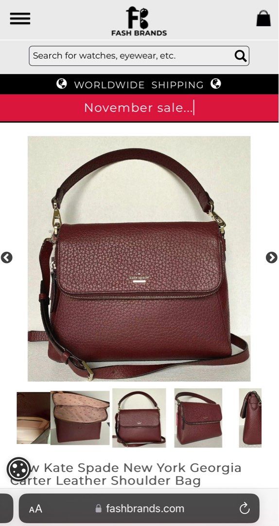 Kate Spade Georgia Carter Bag