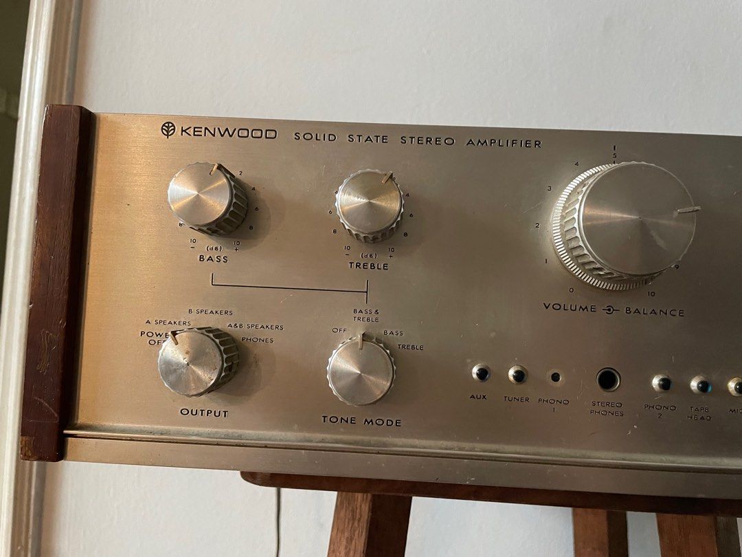 Kenwood solid state stereo amplifier, Audio, Soundbars, Speakers