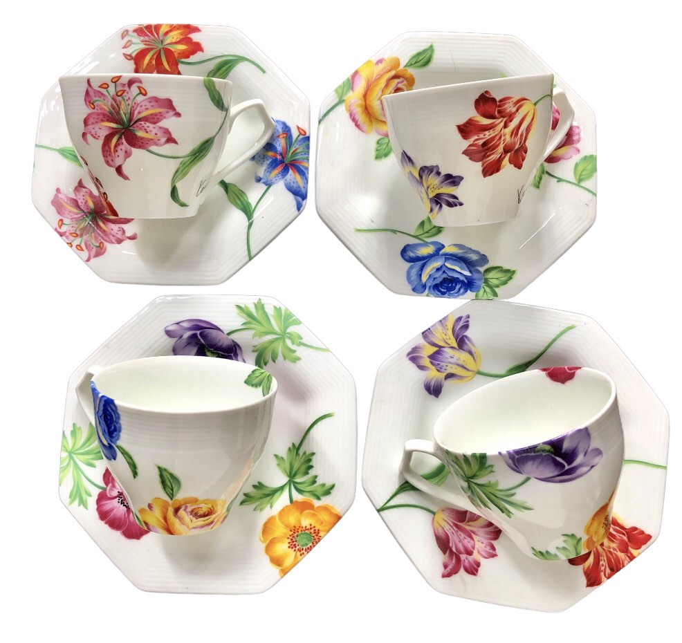 Kenzo Cups and Dessert Plates, Furniture & Home Living, Kitchenware