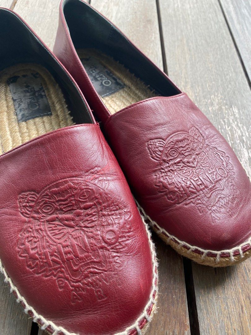 Kenzo cheap espadrilles red