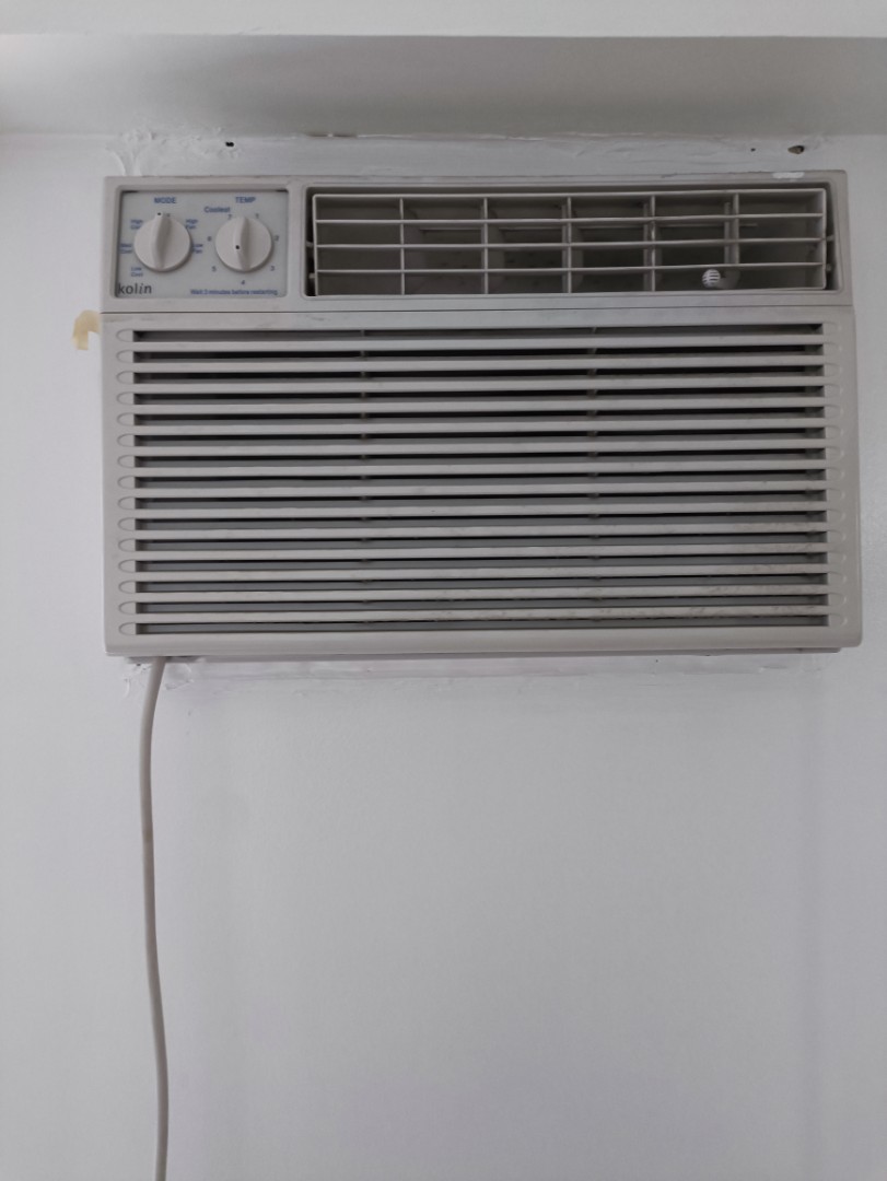 Kolin 0.6 HP window type aircon, TV & Home Appliances, Air Conditioning ...