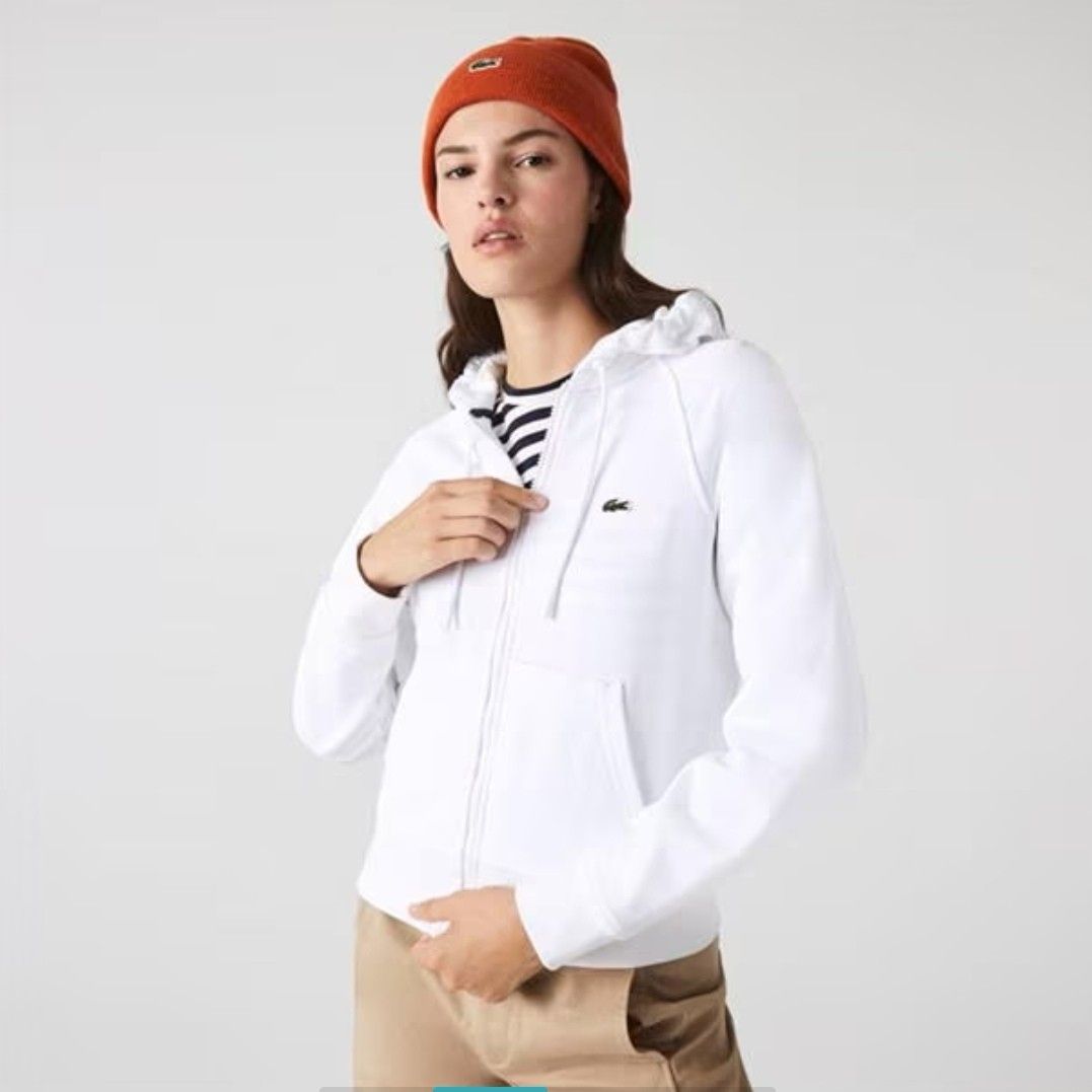 Lacoste women's zip outlet hoodie