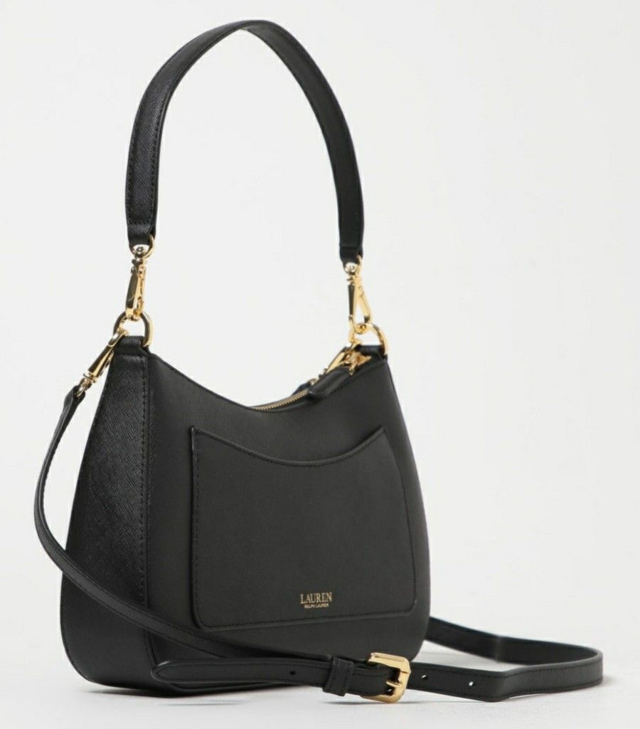 Ralph lauren leather best sale hobo bag