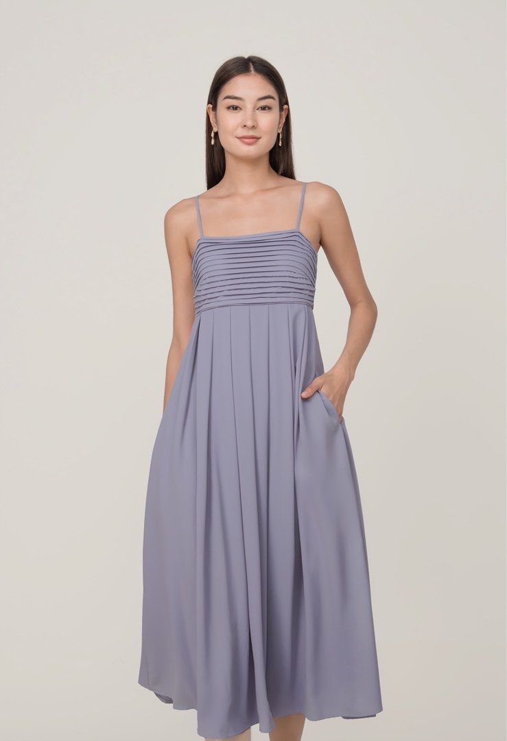 Lavender Grey Dress