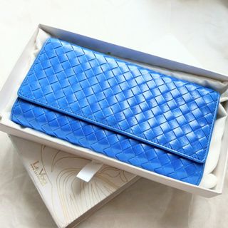 Le Voci 編織牛皮長銀包64245148622849110