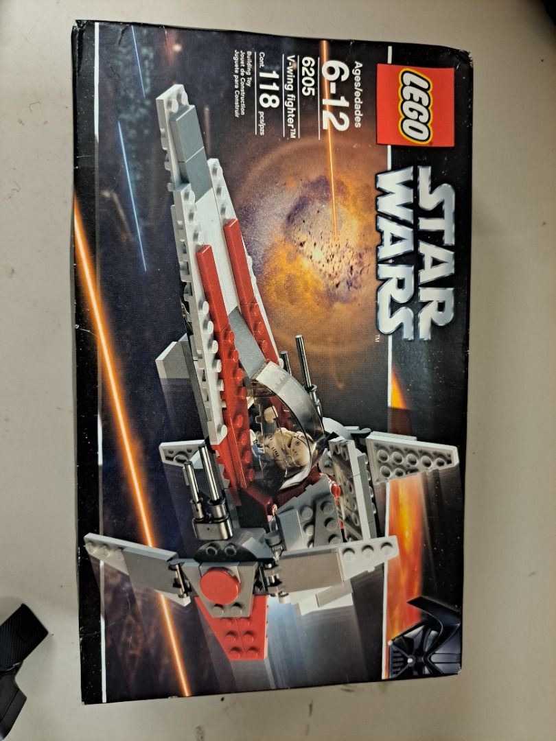 全新LEGO 6205 Starwars Vwing fighter, 興趣及遊戲, 玩具 & 遊戲類 Carousell