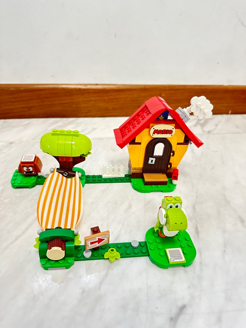 Lego mario sales yoshi's house instructions