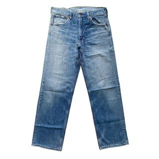 LEVI’S Denim 503 Wide Fit Straight Light Blue Wash Fading Jeans (31)