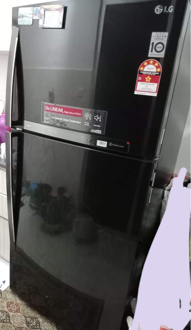 Lg 516l sales top mount refrigerator