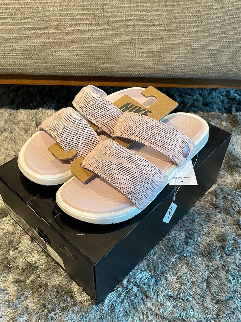 Limited Edition Nike X Pigalle Slides in Dusty Pink for Sale