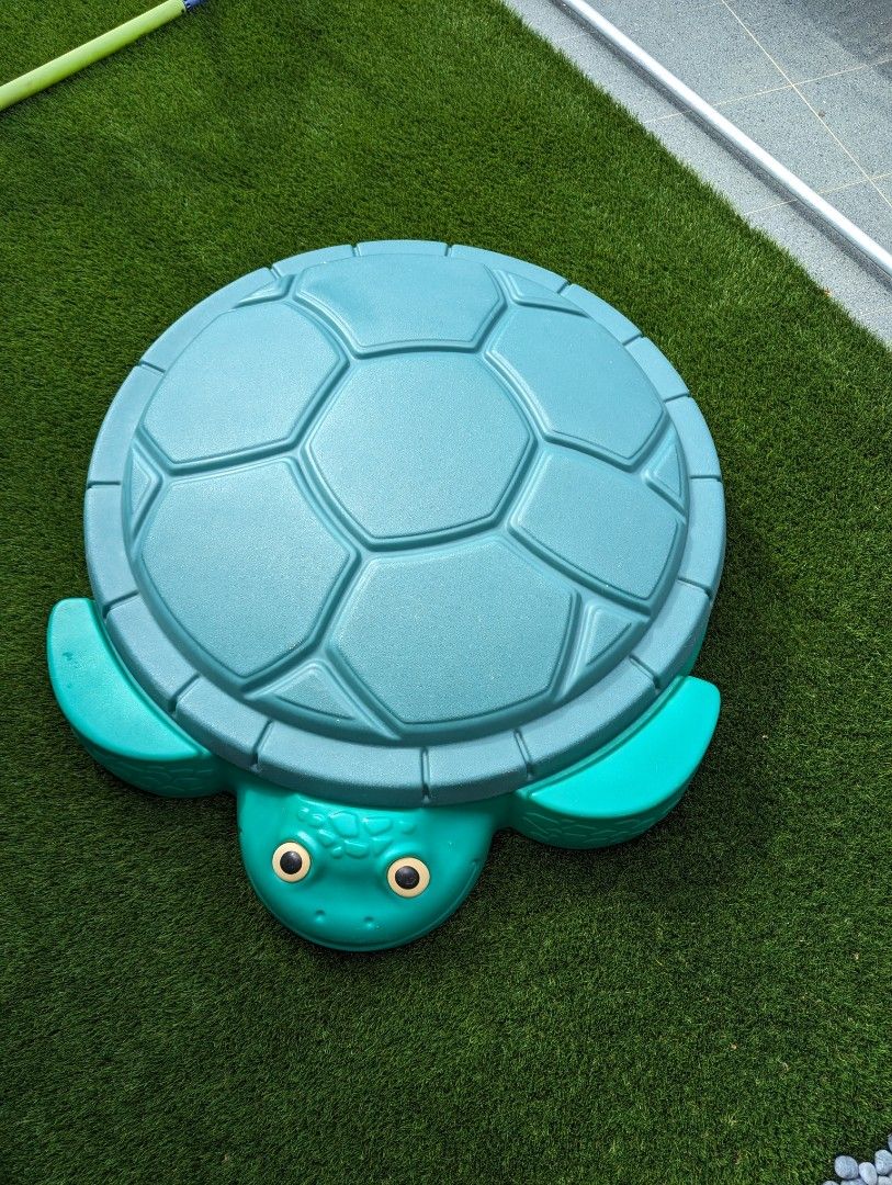 Little tikes turtle sandbox/ playpool, Babies & Kids, Infant Playtime
