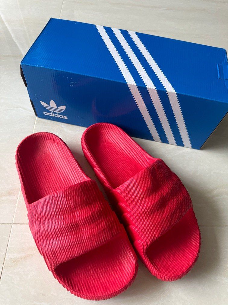 Adilette discount slides red