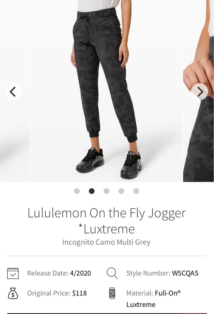 Lululemon on the fly jogger 7/8 luxtreme, Women's Fashion, Activewear on  Carousell