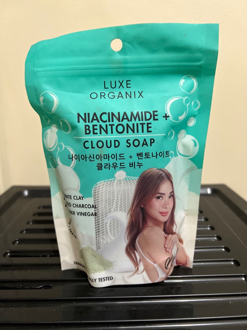 LUXE ORGANIX NIACINAMIDE BENTONITE CLOUD SOAP, Beauty & Personal Care
