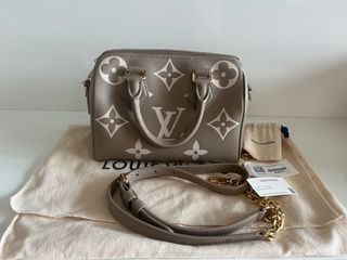 Louis Vuitton Monogram Lamb Leather Speedy BB 2way Shoulder Bag Noir M57111  Jp