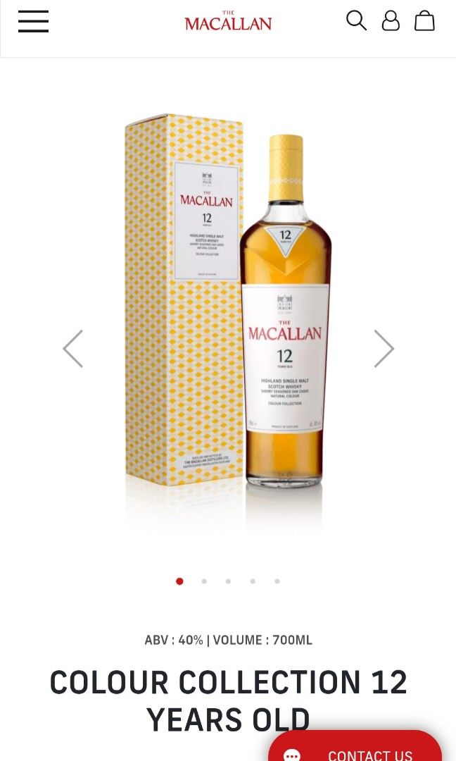 Macallan 12 years old Colour Collection, Food & Drinks, Alcoholic