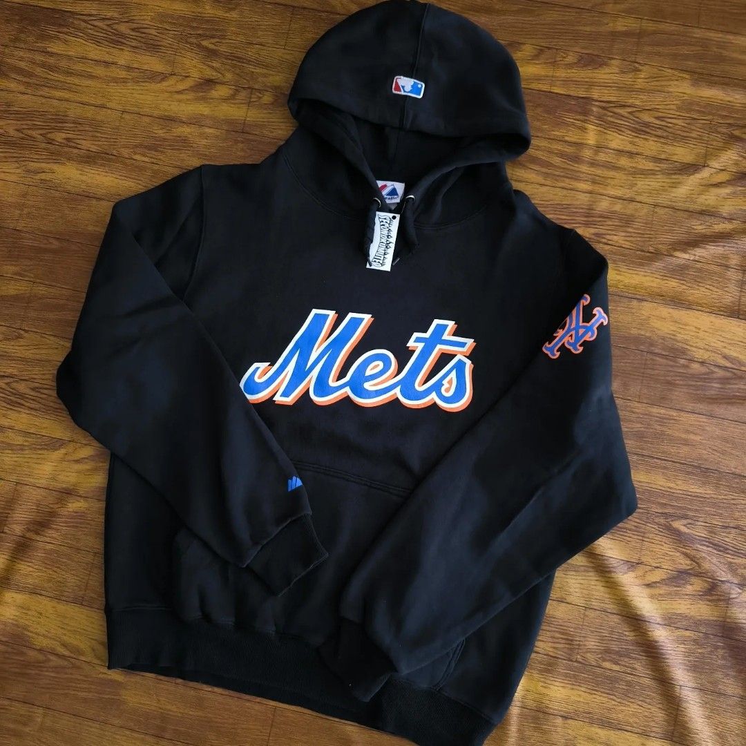 MAJESTIC MLB NEW YORK METS HOODIE ORIGINAL