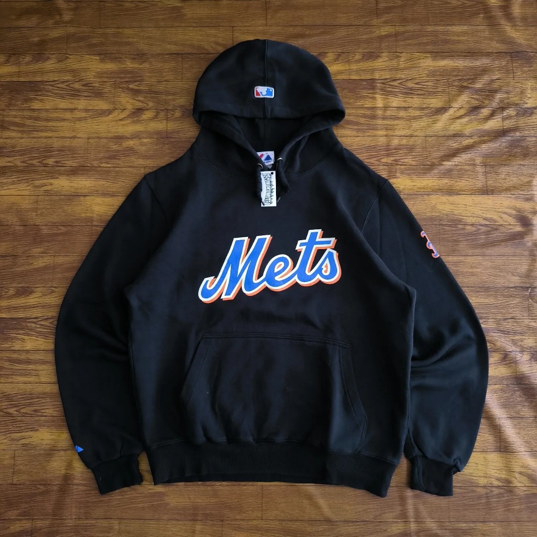 MAJESTIC MLB NEW YORK METS HOODIE ORIGINAL