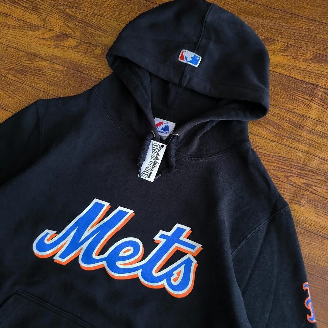 MAJESTIC MLB NEW YORK METS HOODIE ORIGINAL