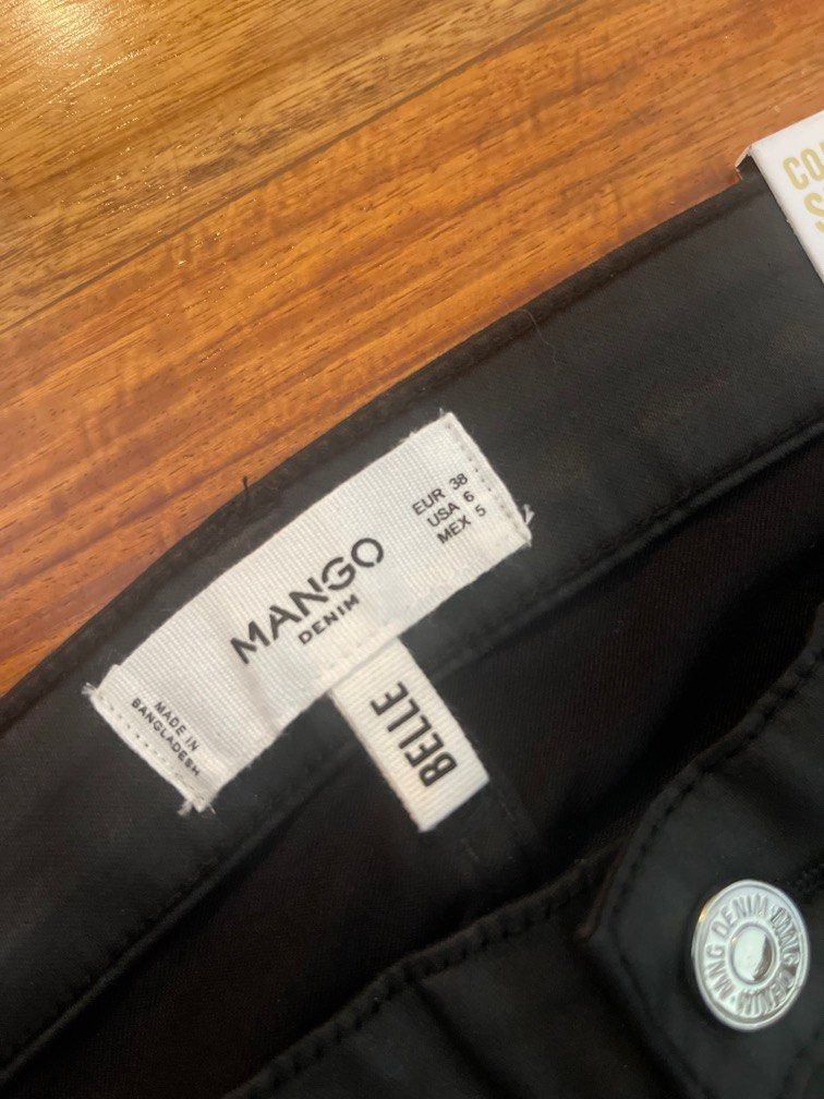 Mango Coated Skinny Jeans Women s Fashion Bottoms Jeans on Carousell