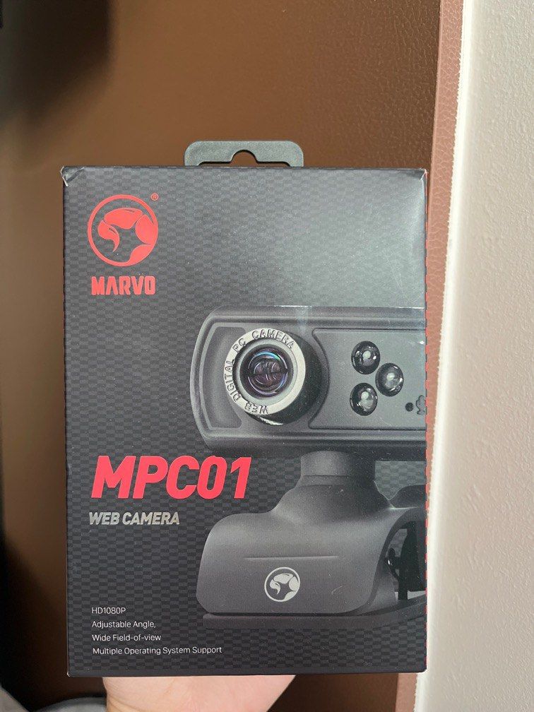 Hd 1080p Mpc01 Marvo MARVO MPCO1 Webcam HD Camera With Built-in