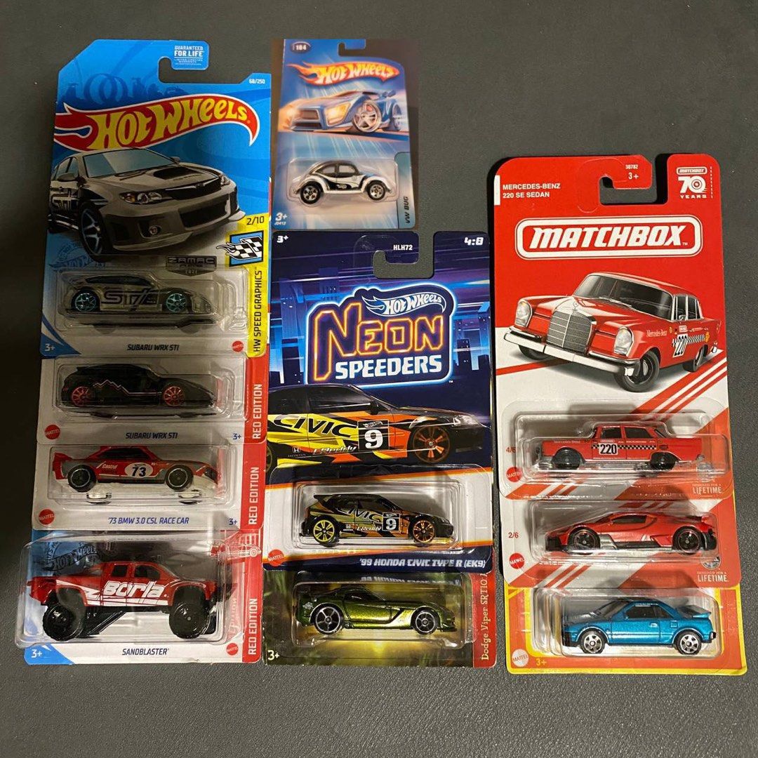 Matchbox Target exclusives Retro Toyota MR2 Bugatti Mercedes Hot