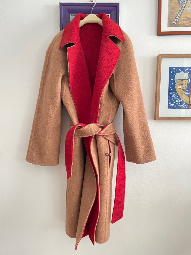 Max mara mango new arrivals coat black