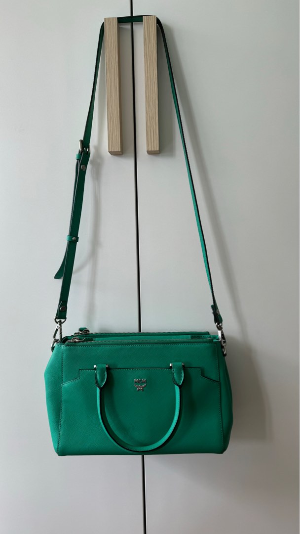 MCM Green Bag Luxury Bags Wallets on Carousell