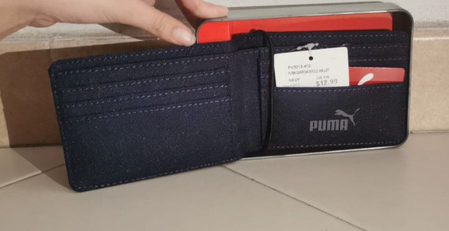Puma leather wallet outlet