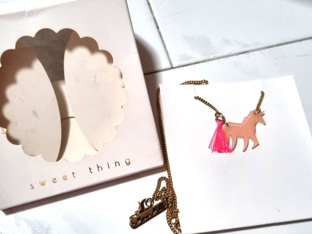 Meri meri cheap unicorn necklace