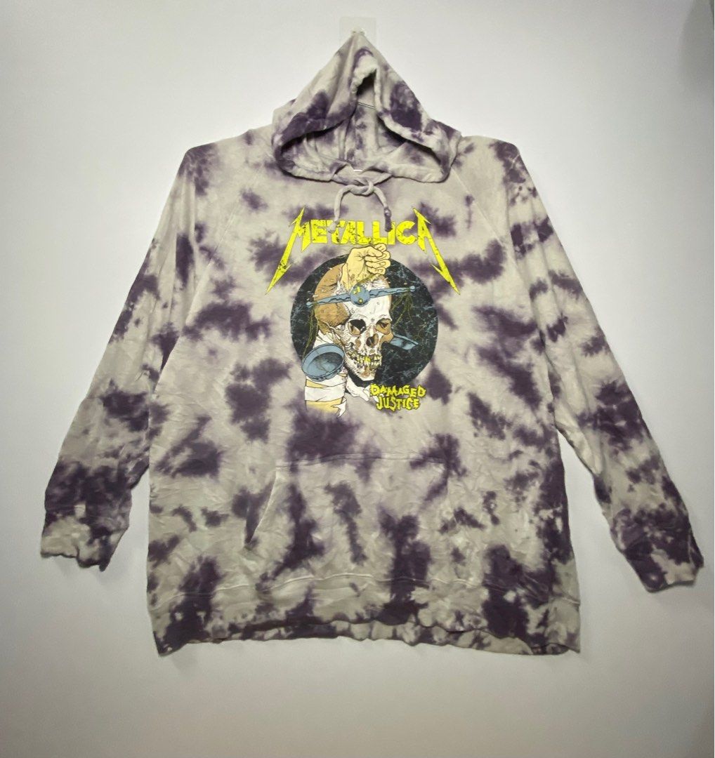 Metallica tie hotsell dye hoodie