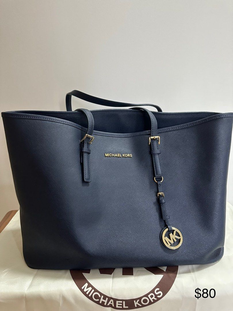 Michael kors bags 2025 navy blue