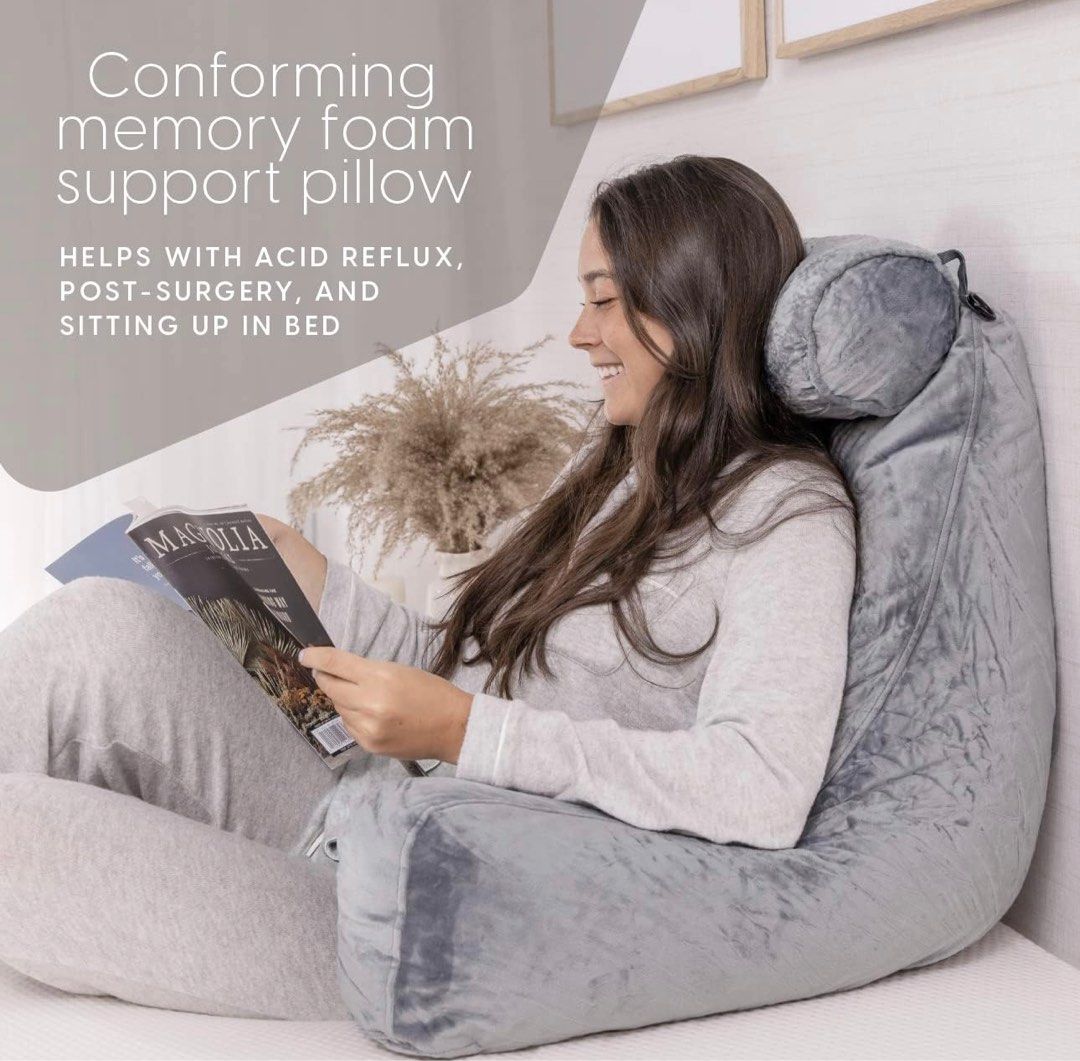 Reading sales chair pillow